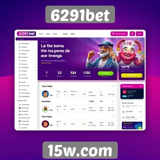 Interface e usabilidade do site 6291bet